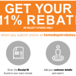 Home Depot 11 Rebate